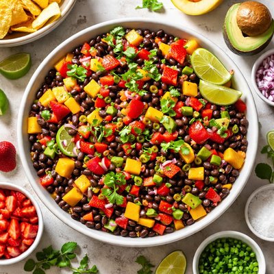 Image of Fruit Black Bean Salsa