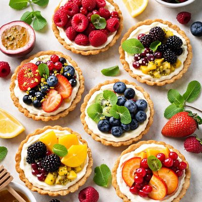 Image of Fruit Cheese Tartlets