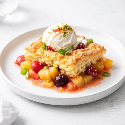 Image of Fruit Cocktail Cobbler