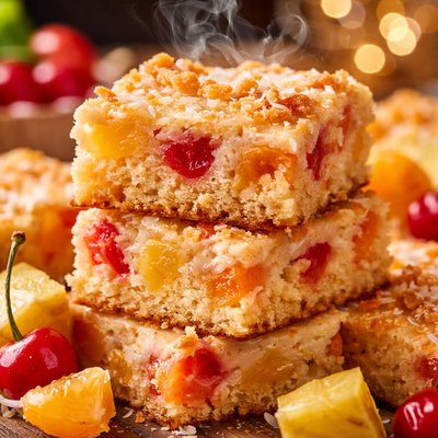 Image of Fruit Cocktail Squares