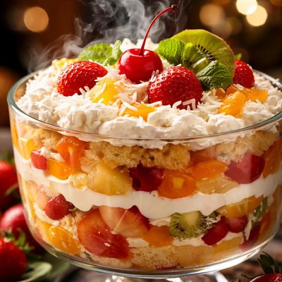 Image of Fruit Cocktail Trifle