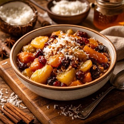 Image of Fruit Compote with Coconut