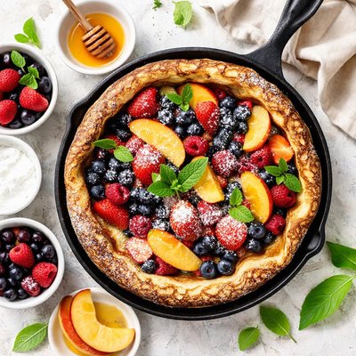 Image of Fruit Filled Puff Pancake