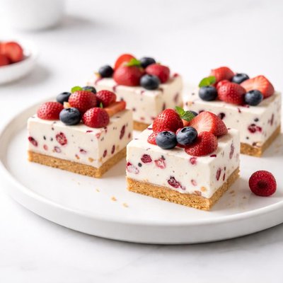 Image of Fruit Fridge Cake Squares No Bake