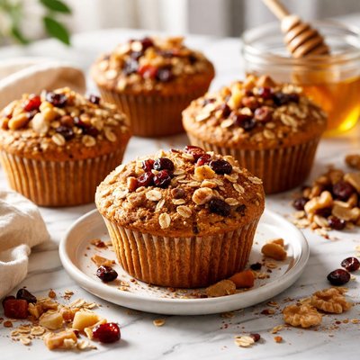Image of Fruit Nut Muffins No Sugar
