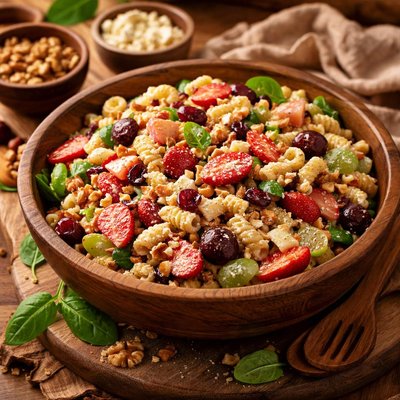 Image of Fruit Nut Pasta Salad