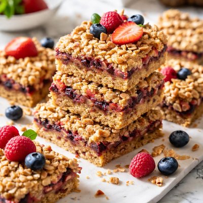 Image of Fruit Oatmeal Cookie Bars