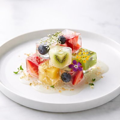 Image of Fruit Rocks Au De Champagne or Fruit in a Cube Lmf