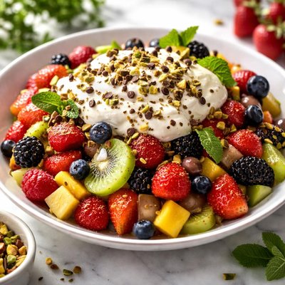 Image of Fruit Salad with Cannoli Cream