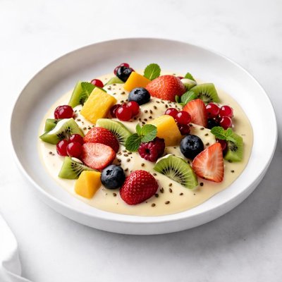 Image of Fruit Salad with Custard