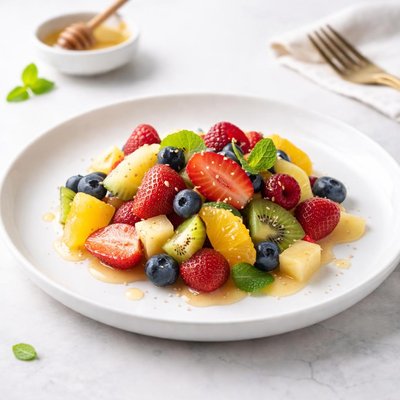Image of Fruit Salad with Honey Dressing