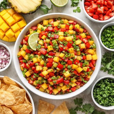 Image of Fruit Salsa with Pineapple and Mango