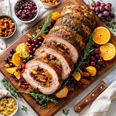 Image of Fruit Stuffed Pork Roast