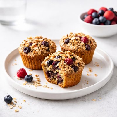 Image of Fruited Buckwheat Muffins