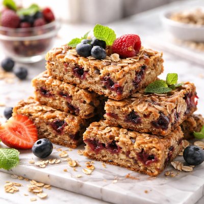 Image of Fruited Lowfat Oatmeal Bars