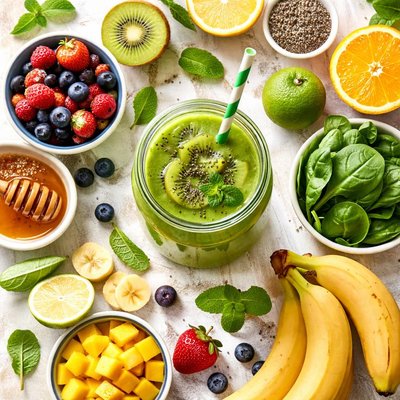 Image of Fruity Green Smoothie