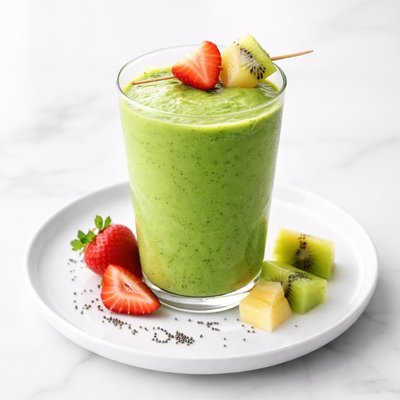 Image of Fruity Green Tea Smoothie