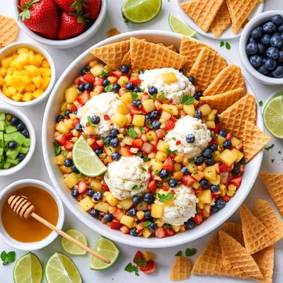 Image of Fruity Ice Cream Salsa