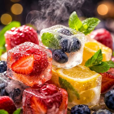 Image of Fruity Ice Cubes