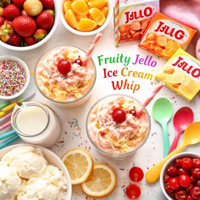 Image of Fruity Jello Ice Cream Whip