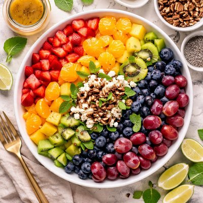 Image of Fruity Rainbow Salad