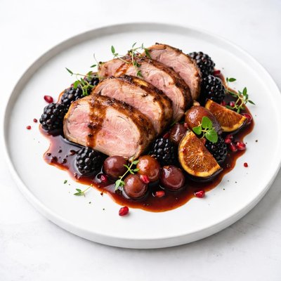 Image of Fruity Roast Pork with Fruity Port Sauce