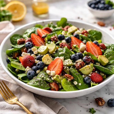 Image of Fruity Spinach Salad