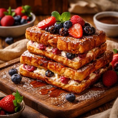 Image of Fruity Stuffed French Toast