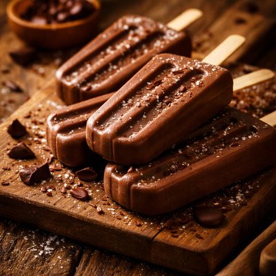 Image of Fudge Popsicles Fudgesicles