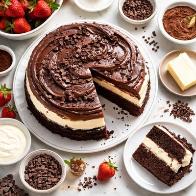 Image of Fudge Ribbon Cake