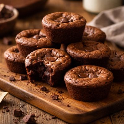 Image of Fudgy Brownie Cups