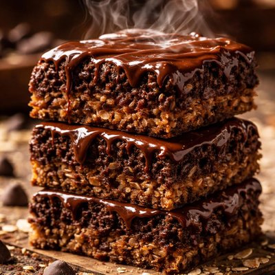 Image of Fudgy Chocolate Oatmeal Bars