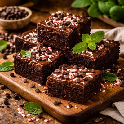 Image of Fudgy Minty Brownies