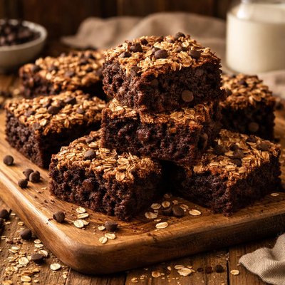 Image of Fudgy Oatmeal Brownies