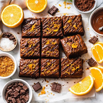 Image of Fudgy Orange Brownies
