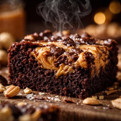 Image of Fudgy Peanut Butter Swirl Cake