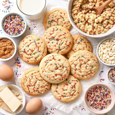 Image of Funfetti Cookies from Scratch