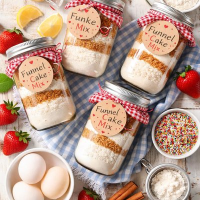Image of Funnel Cake Mix Gifts in a Jar