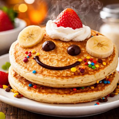 Image of Funny Freckle Face Pancakes