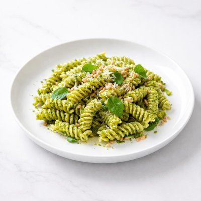 Image of Vegan Fusilli Pasta with Pesto