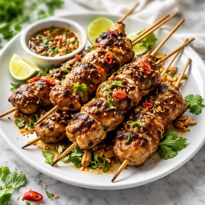 Image of Ga Lui Skewered Five Spice Chicken