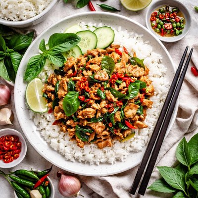 Image of Gai Pad Bai Gaprow