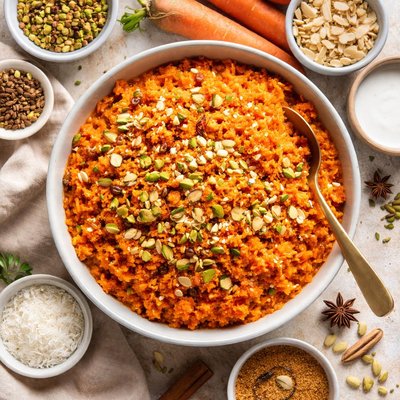 Image of Gajar Ka Halwa Carrot Pudding