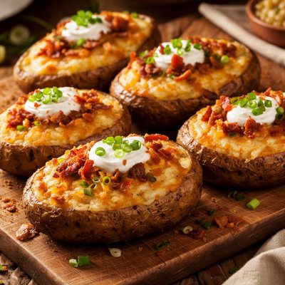Image of Game Day Twice Baked Potatoes