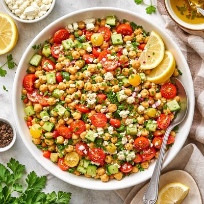 Image of Garbanzo Cucumber Salad