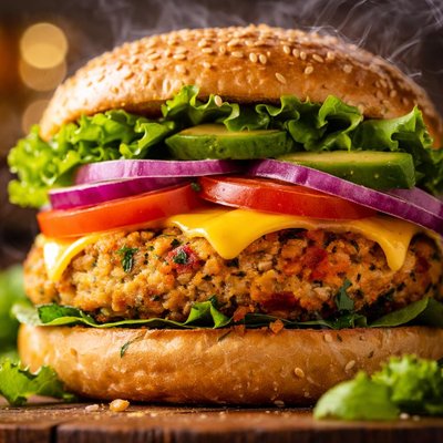 Image of Garbanzo Veggie Burger