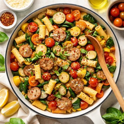 Image of Garden Fresh Sausage Pasta