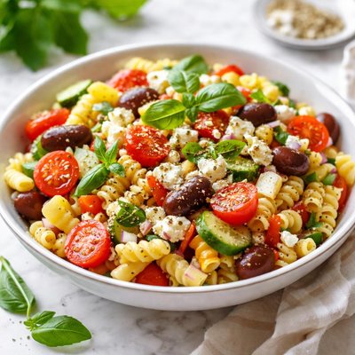 Image of Garden Greek Pasta Salad