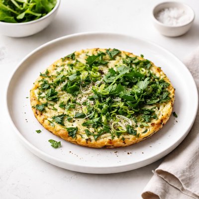 Image of Garden Herb and Onion Frittata