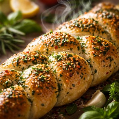 Image of Garden Herb Braid